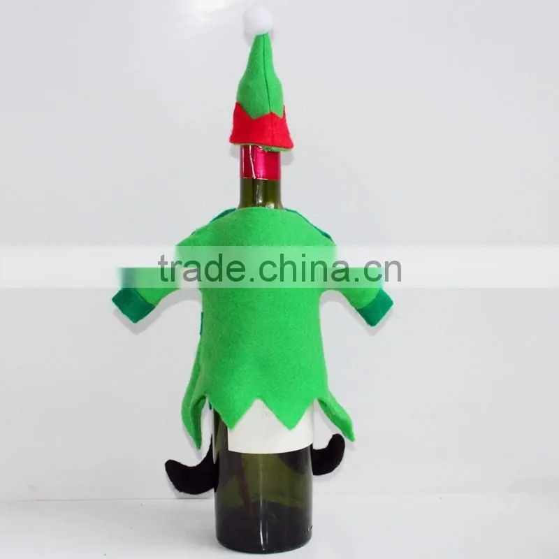 Alibaba China Supplier Novelty Christmas Wine Bottle Covers Christmas Decor