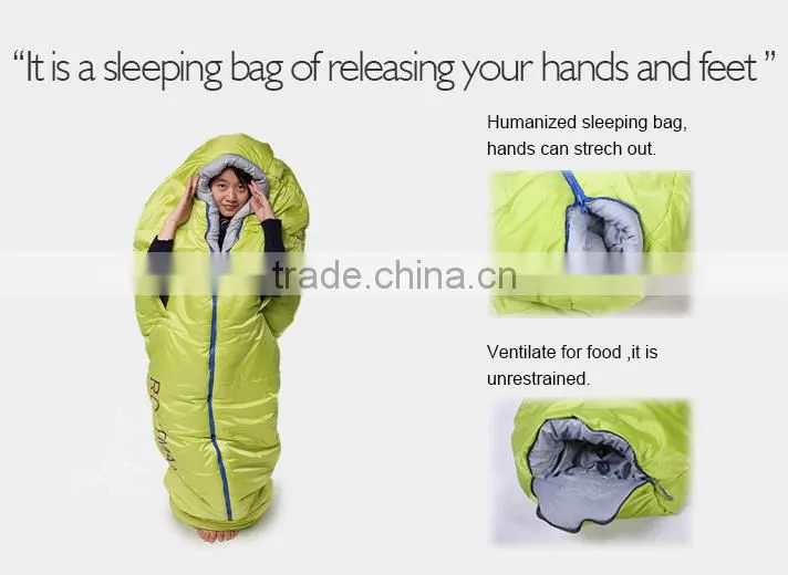 Best Quality Hiking/Camping Human Shape Sleeping Bag