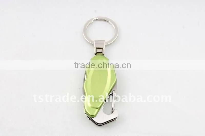 2014 Mini Cute design LED metal utility keychain gift knife K902A