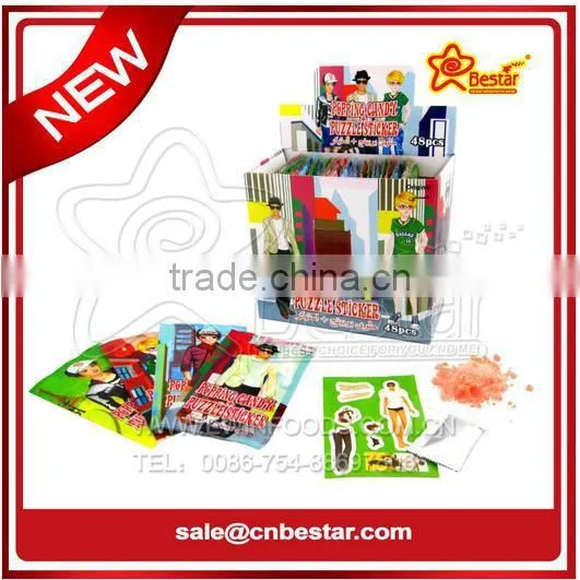 Girl Nail Sticker With Popping Candy