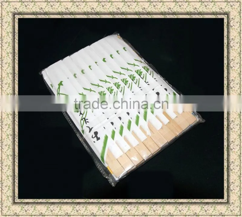 Customized LOGO Bulk Bamboo Disposable Chopstick 21CM