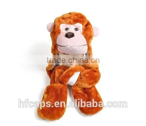 Promotion Winter Faux Fur Custom Wholesale Animal Hat With Paw