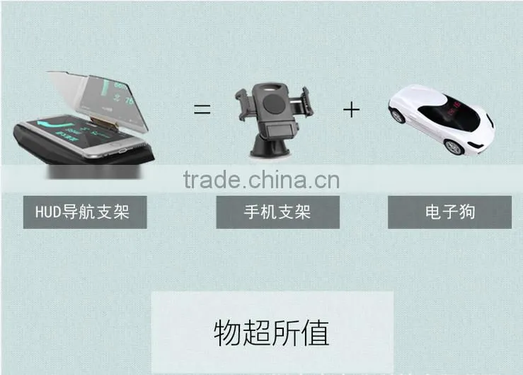 Vehicular HUD phone holder