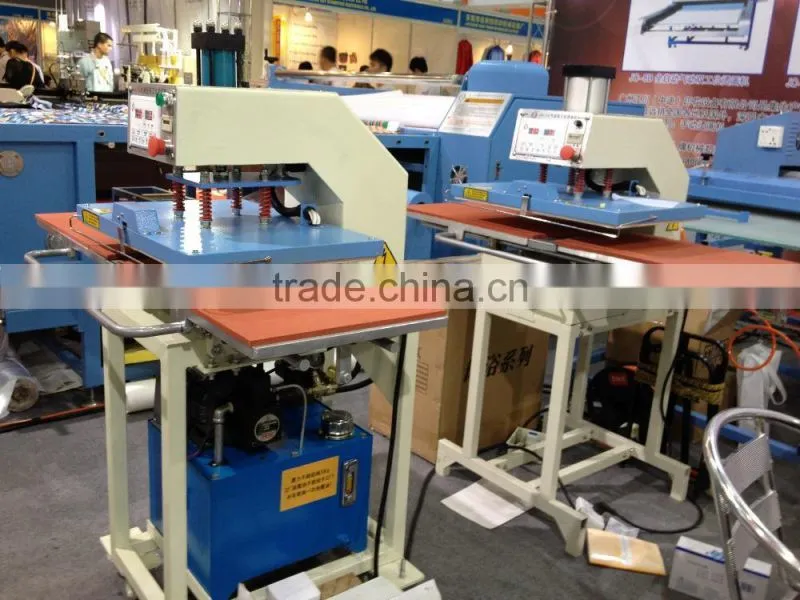 Factory price dual heat press machine pneumatic for t-shirt towel jersey