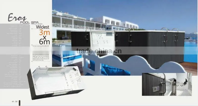 Acrylic whirl pool spa