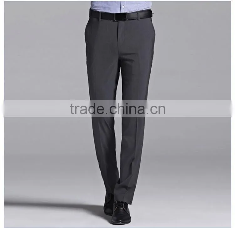2016 Custom Factory Price Formal Grey Man Pants