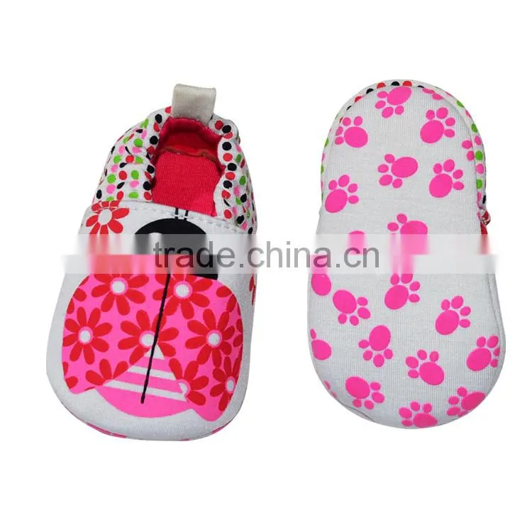 Cute beatles printed baby shoes