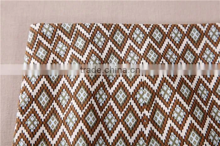 elegant printed short ladies office uniform skirts with zip decoration