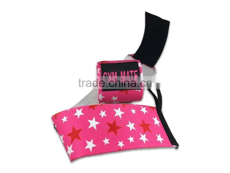 Crossfit Custom Women Wrist Wraps For Weight Lifting/ Gym Training /Heavy workout