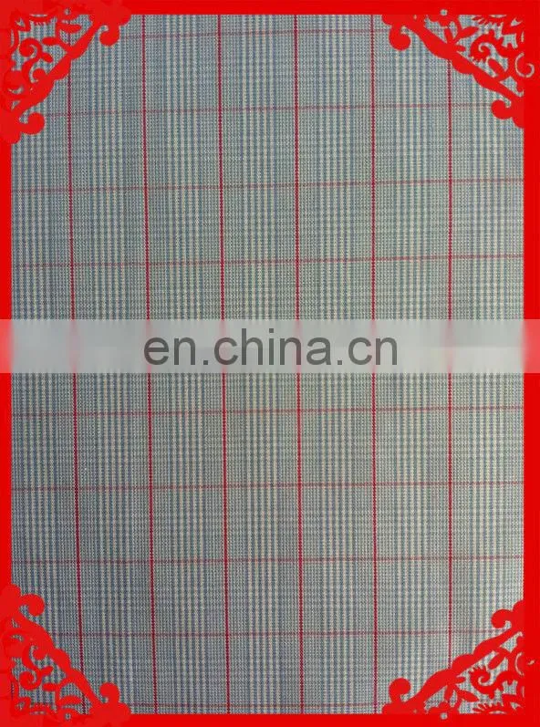 2014 fashion latest new Italy design pattern 100%cotton poplin check cvc t/c yarn dyed fabrics for shirt