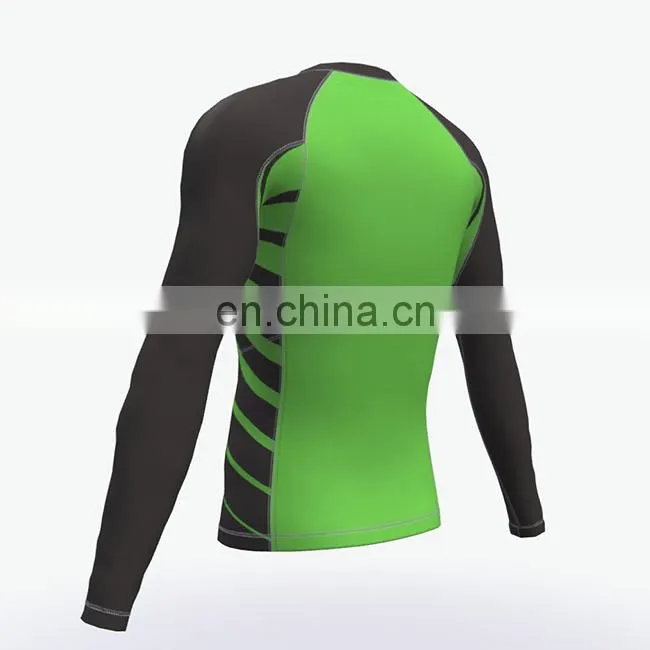 custom made mma bjj rash guard for men