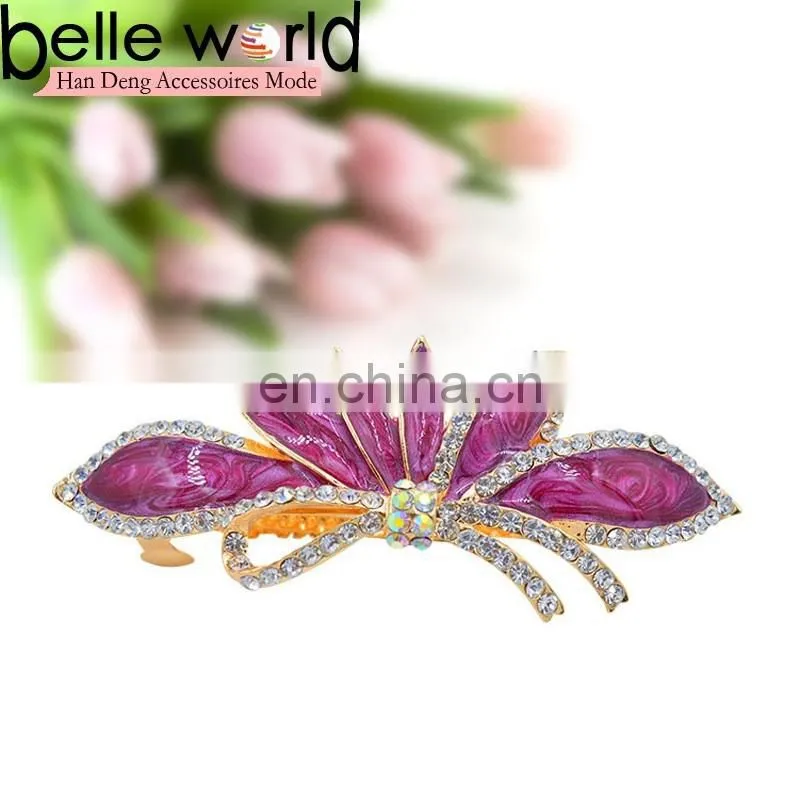 Korean Style Diamante Rhinestone Barrette Hair Clips