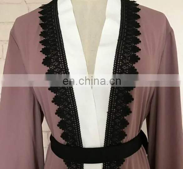 Islamic clothing Turkish Long Sleeve Islamic fashion long dress women's clothing(Mu052004)