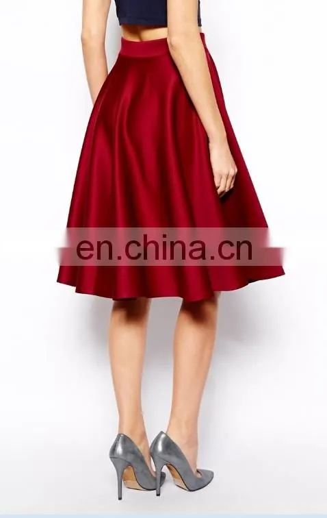 latest full midi skirt with pockets design