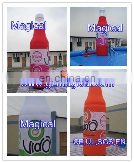 inflatable soft water beverage can/ inflatable drinking alcohol can