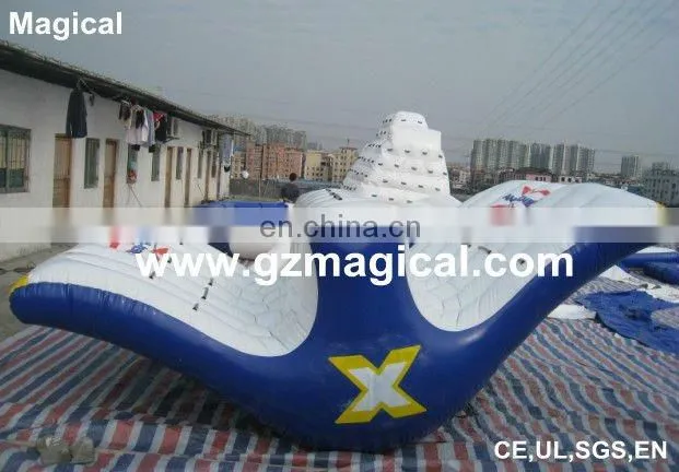 inflatable water seesaw slide/ water seewaw/ inflatable water rocket slide