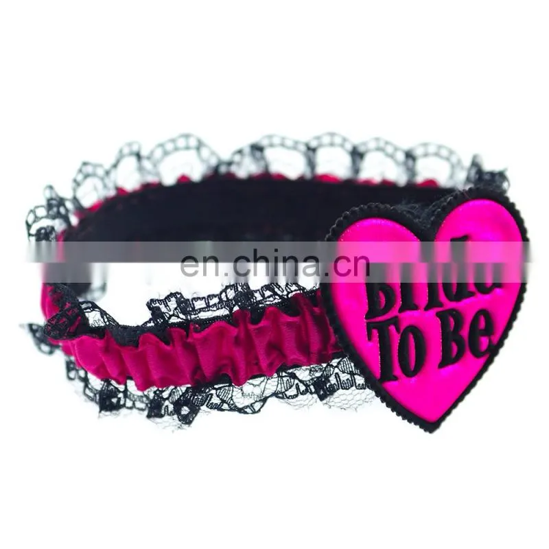 Wholesale Hen Party Black Bride To Be Wedding Garter