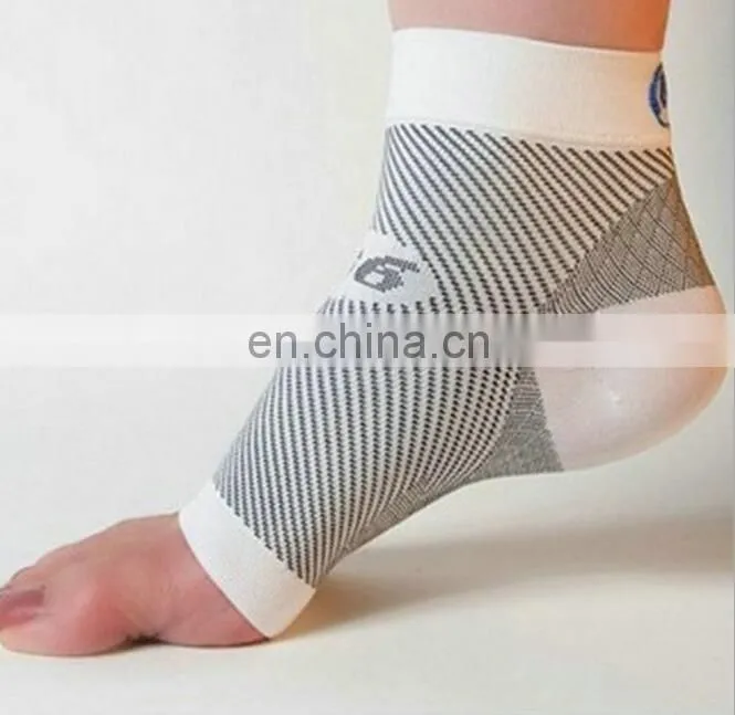 Athletic Knitted Open Toe Compression Ankle Socks For Sports#YLW-03