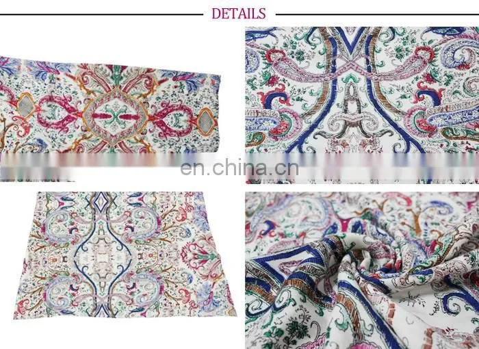Elegant Women Tile Print Fashion Beaded Neck Tunic Design for Women over 50