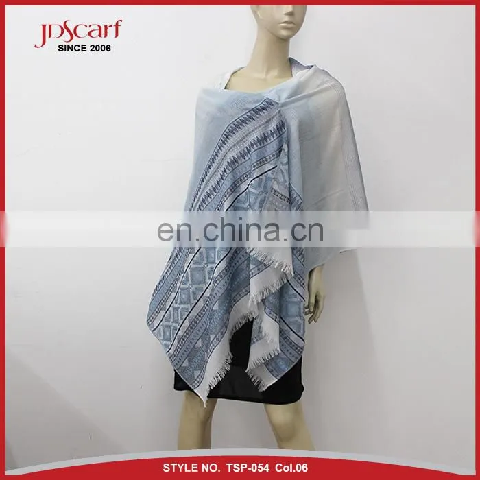 Women 100% polyester multicolor pashmina hijab scarf