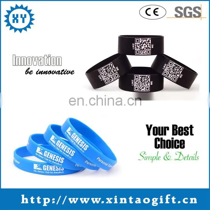 Custom funny silicone wristband for promotional gifts