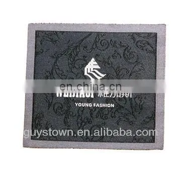 High technology metal wire woven clothing label