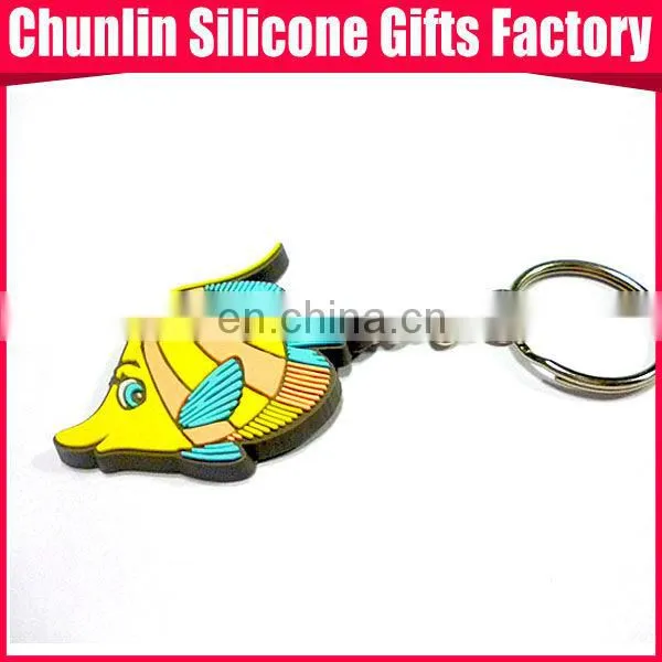 soft PVC Keychain with double sides