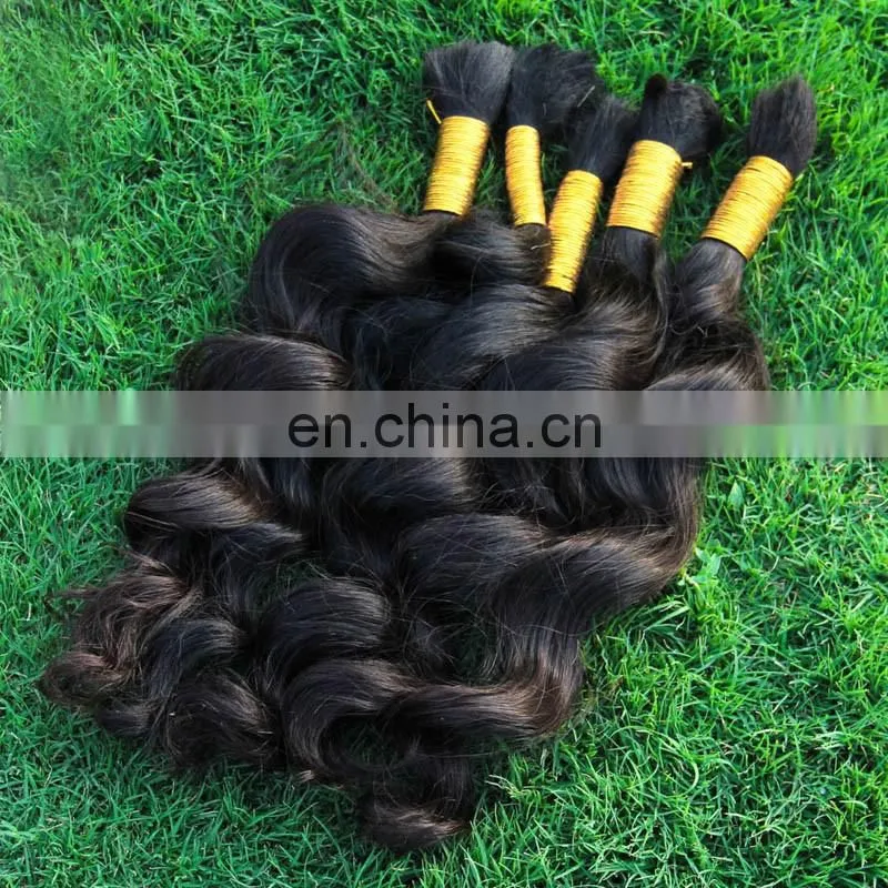 8A Grade Virgin Eurasian Deep Wave Hair Braiding Bulk Human Hair Curly Human Hair