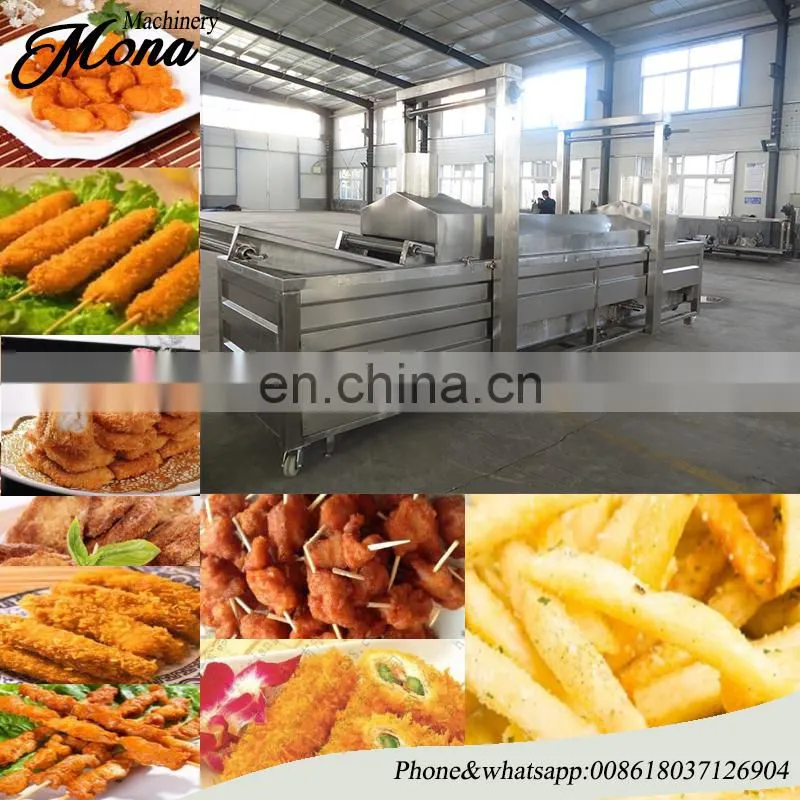 frying production line/vacuum frying machine /KFC fried food frying machine