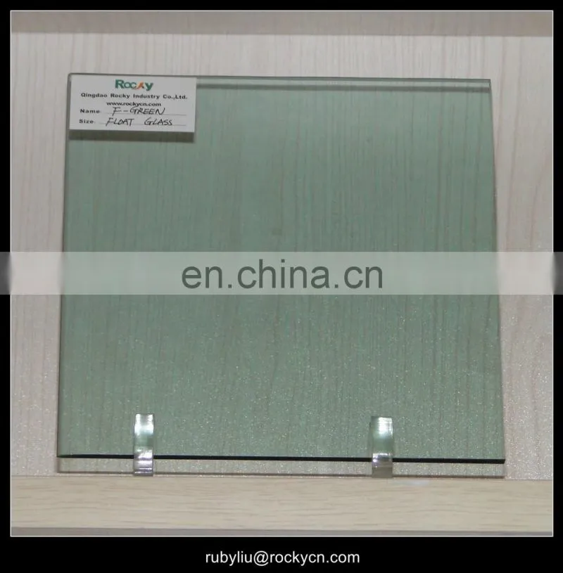 4MM-12MM Light Green Tinted Float Glass / F Green Tinted Float Glass / French Green Tinted Float Glass 4 5 6MM