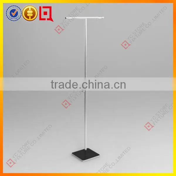 Simple white color bag hanging bag display stand