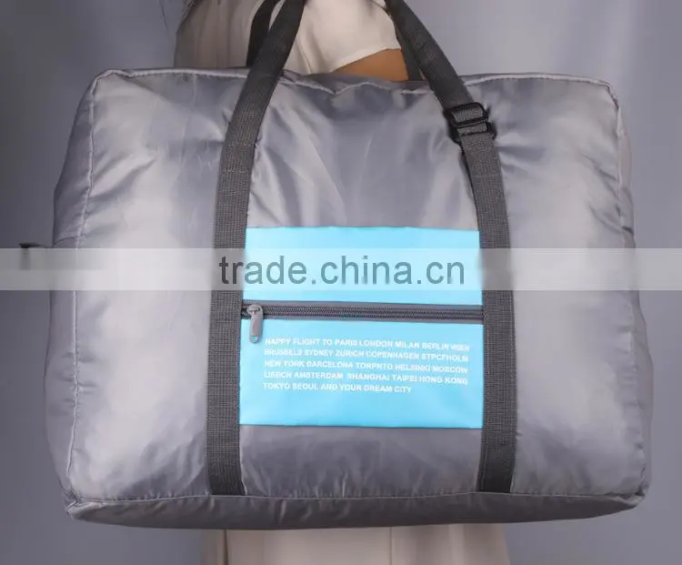 Waterproof Foldable Super Lightweight Large Capacity Storage Luggage Bag for Travel Camping, Sports Gear or Gym, Can Attach on t