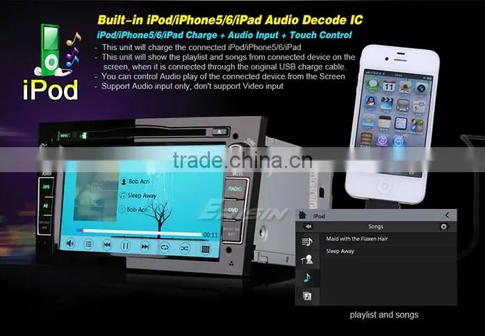 Erisin ES7681P 7" Special Car DVD GPS 3G Signum 2003