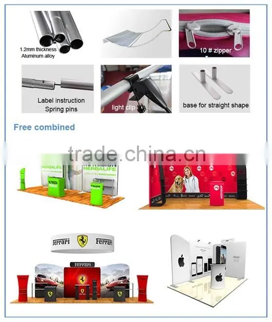 8ft folding exhibition display, hot sale exhibition high quality!