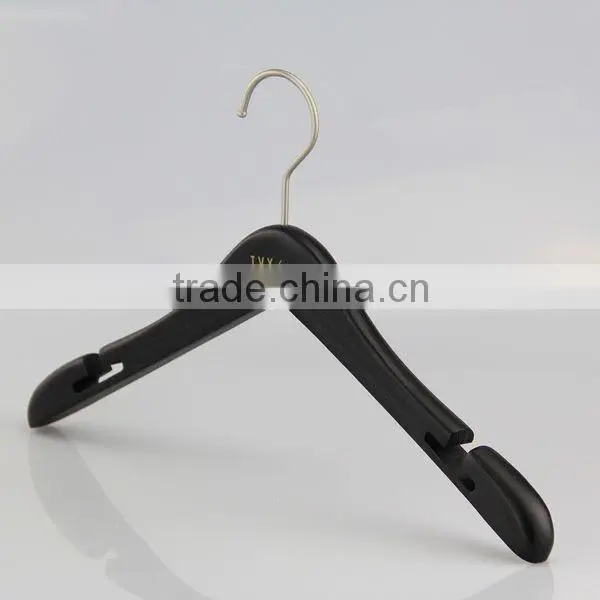 flat wooden hangers for costom logo and pants hanger