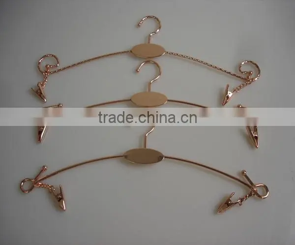 XQ53 metal clips bra hanger underwear hanger