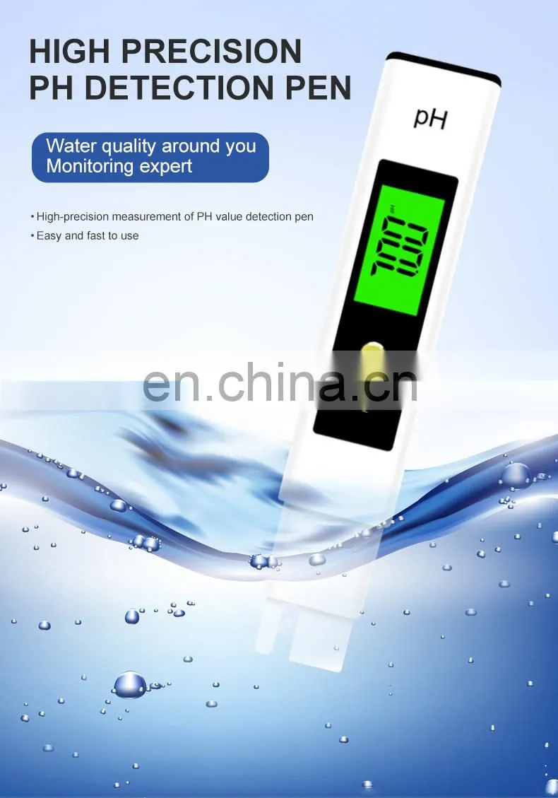 Wholesale Good quality High Precision Portable Digital PH Tester Meter