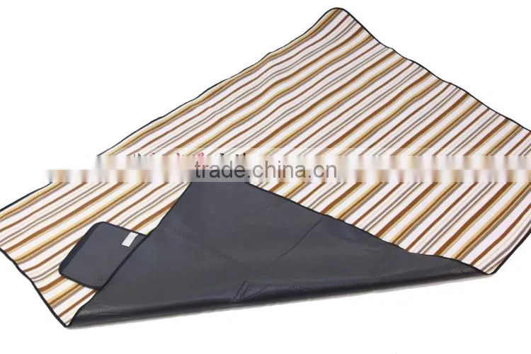 Polyester Fleece Custom Foldable Picnic Blanket