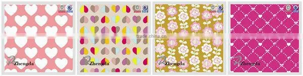 Colorful Cute Polyester Heart Print Fabric