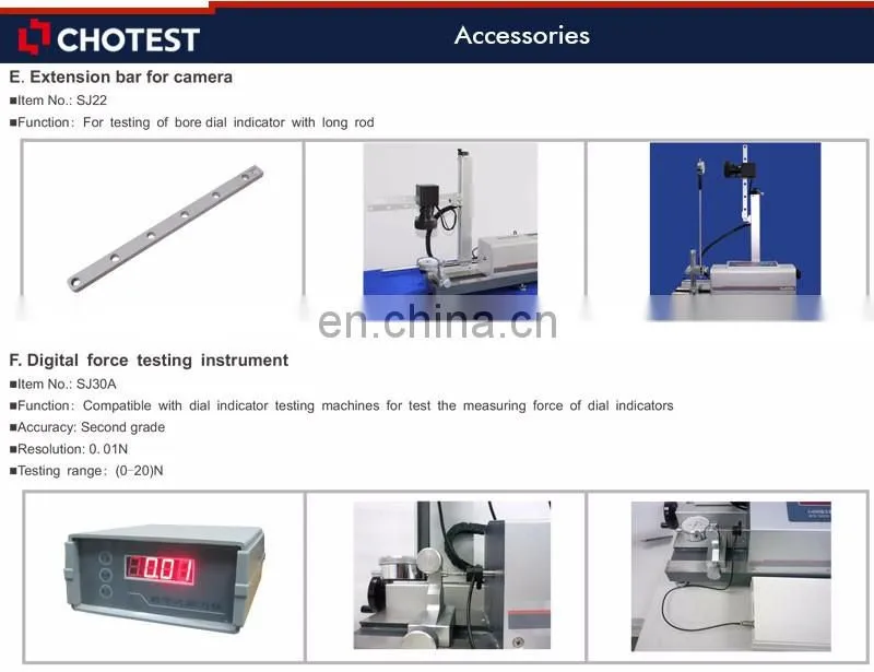 CNC Mode supported calibrator dial gauge universal testing machine for dial test indicators calibration