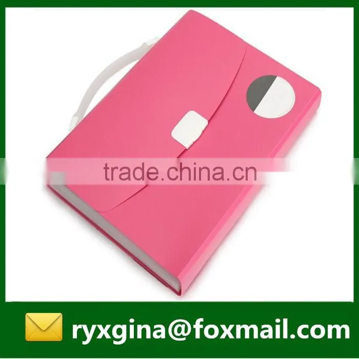 Economic top sell 13 pockets expanding file folder with handle