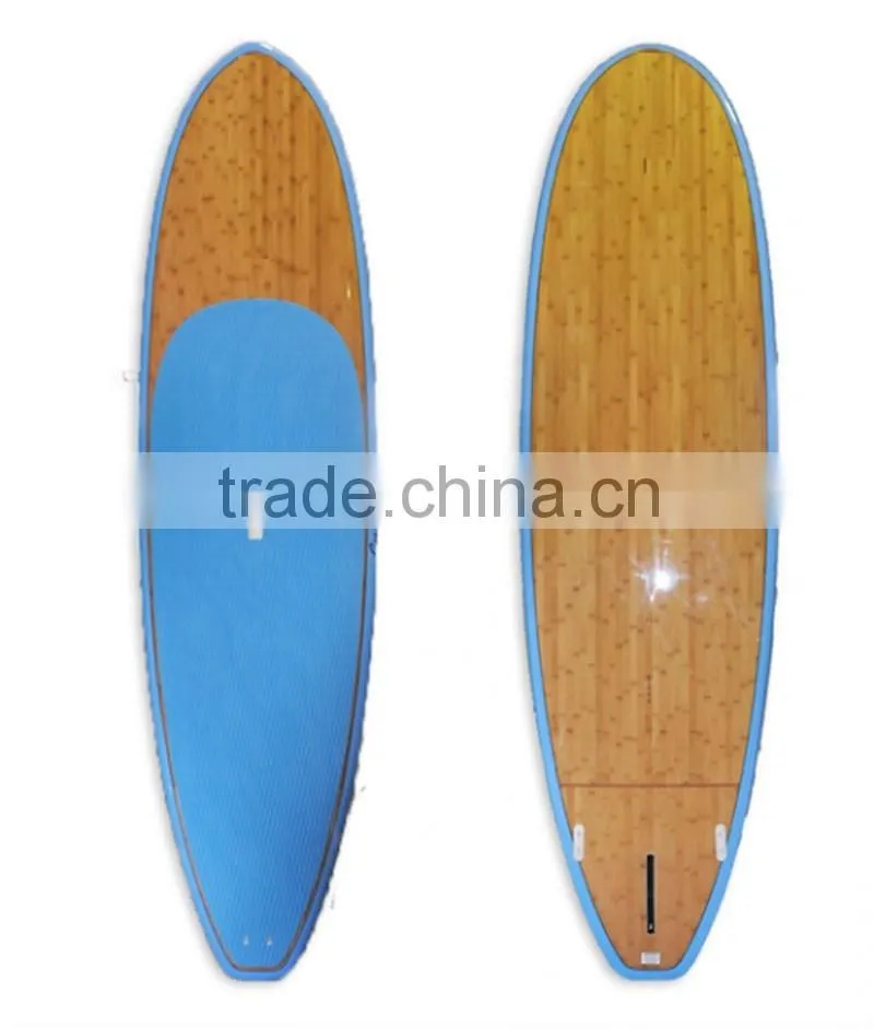Epoxy surfboard eps foam fiberglass bamboo fiber board