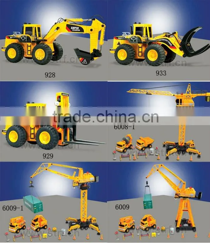 Wire control 8 channel tower crane toy for kids
