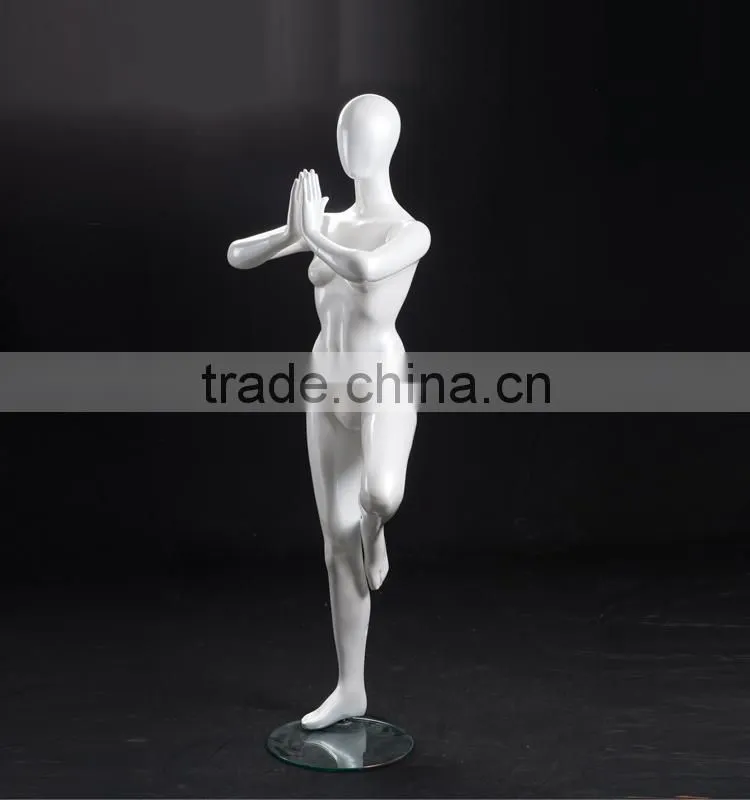 female stand sport yoga mannequin