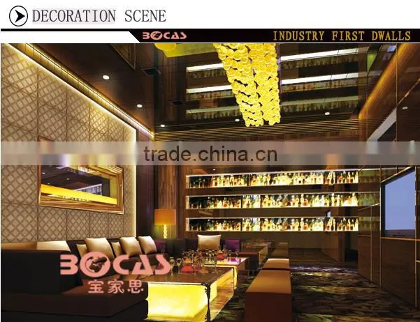 Interior Decoration Wall Panel Leather
