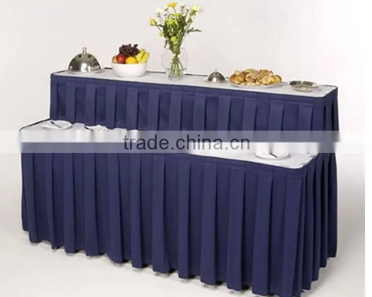 Eco-friendly Table Cloth Table Skirting Designs For Wedding