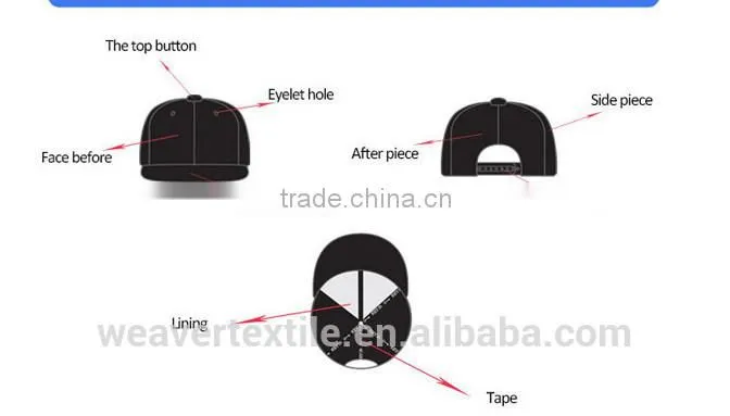 2016 Best Chinese Product 100% Polyester Plastic Cover Brim Brand USA Baseball Cap