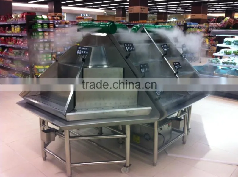 APEX supermarket shelf or grocery stainless steel fruit vegetable display rack/vegetable and fruit display shelves