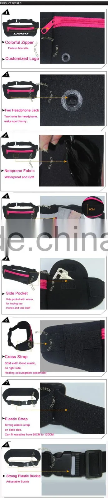 Water Resistant Waterproof Running Waist Pack