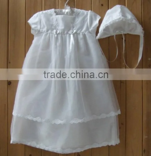 2015 Cute Baby Girl Summer Dress Infant Girls Broken Flower With Pearls Necklace
